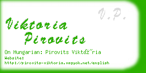 viktoria pirovits business card